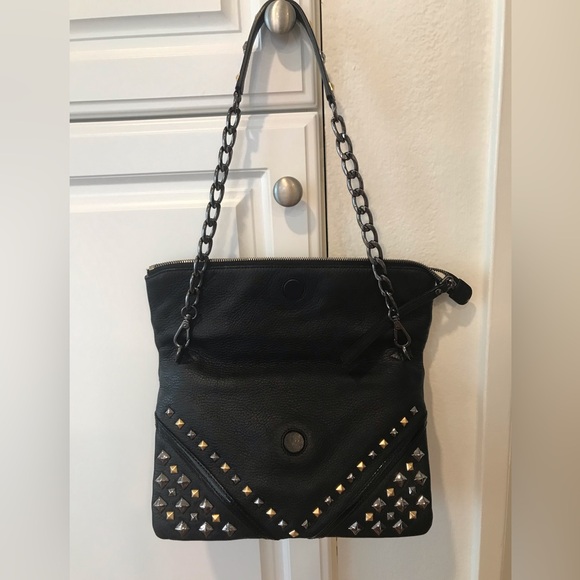 MCM Visetos Satchel Studded. - Picture 4 of 15